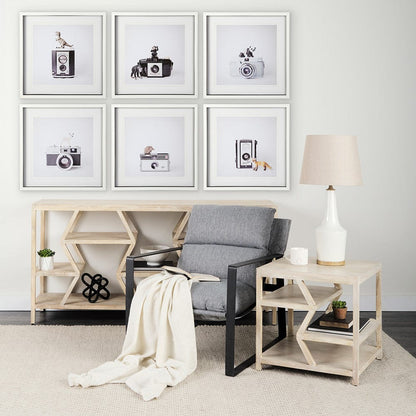 Mercana - Panda & Vintage Camera by Susannah Tucker Photography a Framed Art Print Matted under Glass - 12080 view 6
