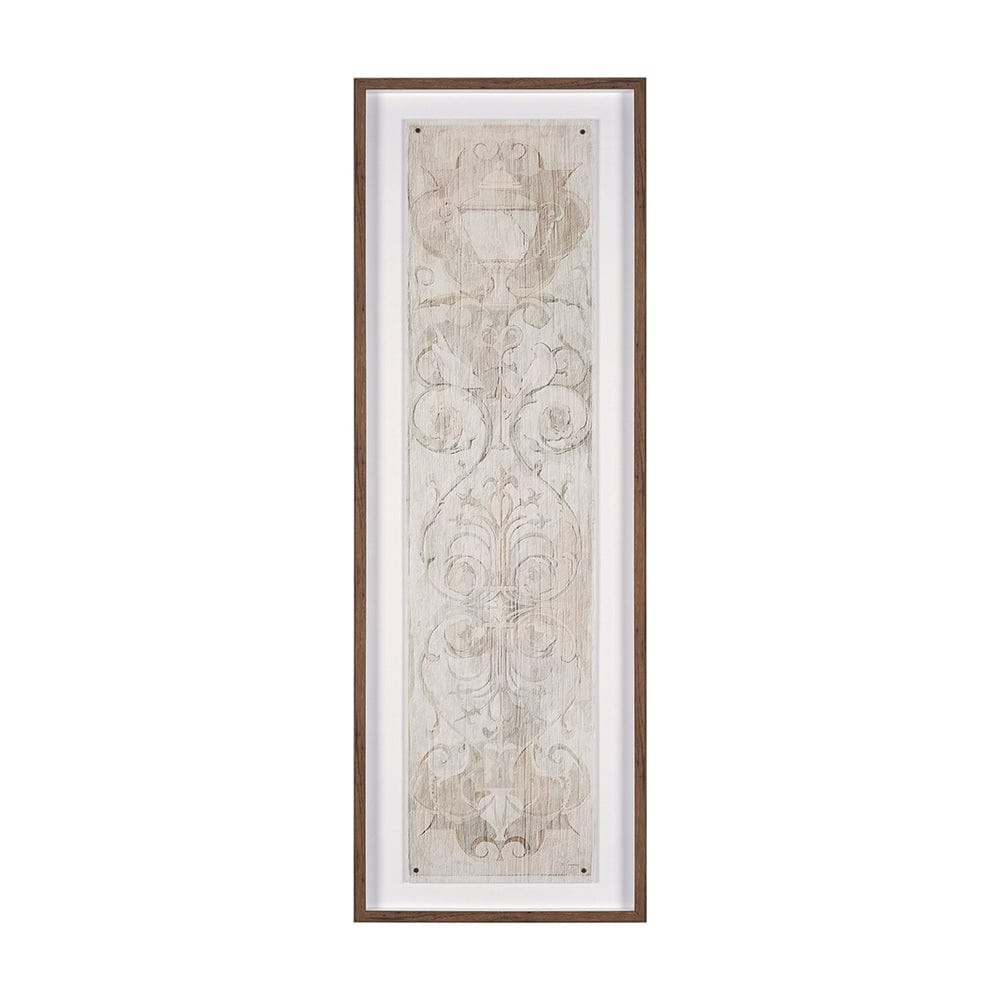 Mercana - Panel Etching I by Mercana Studio a Hand Embellished Framed Art Print under Glass - 15874 view 1