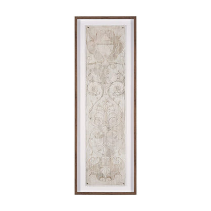 Mercana - Panel Etching I by Mercana Studio a Hand Embellished Framed Art Print under Glass - 15874 view 1