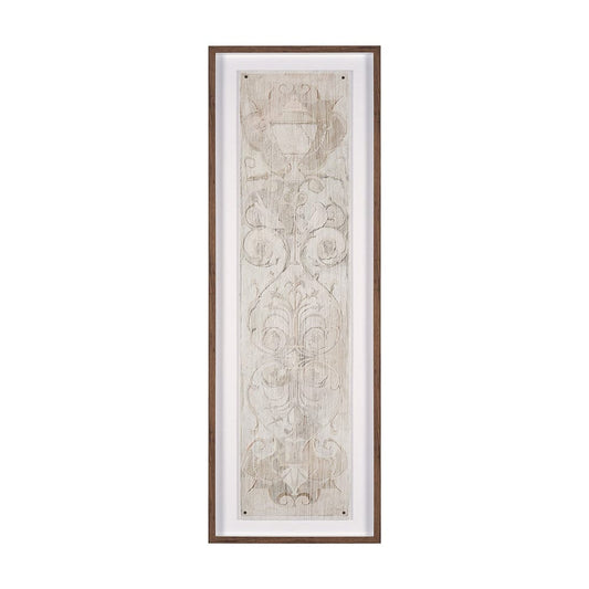 Mercana - Panel Etching I by Mercana Studio a Hand Embellished Framed Art Print under Glass - 15874 view 1