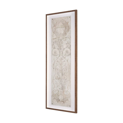 Mercana - Panel Etching I by Mercana Studio a Hand Embellished Framed Art Print under Glass - 15874 view 2