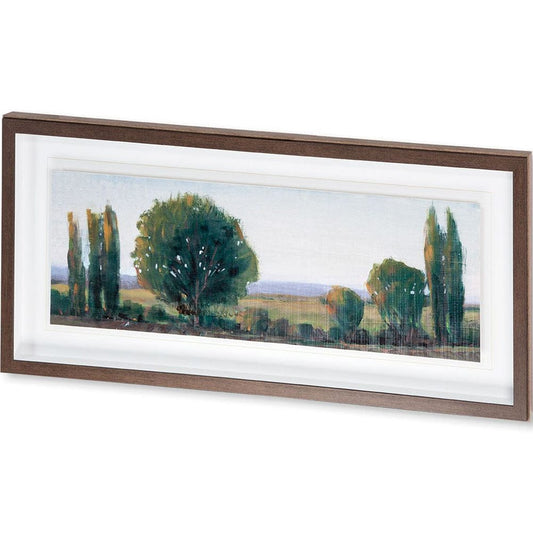 Mercana - Panoramic Treeline I by Tim OToole a Framed Art Print Matted under Glass - 10097 view 1
