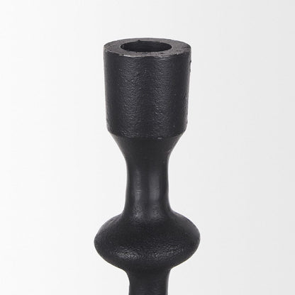 Mercana - Paolo Matte Black Metal Candle Holder (Set of 3) - 70673 view 4