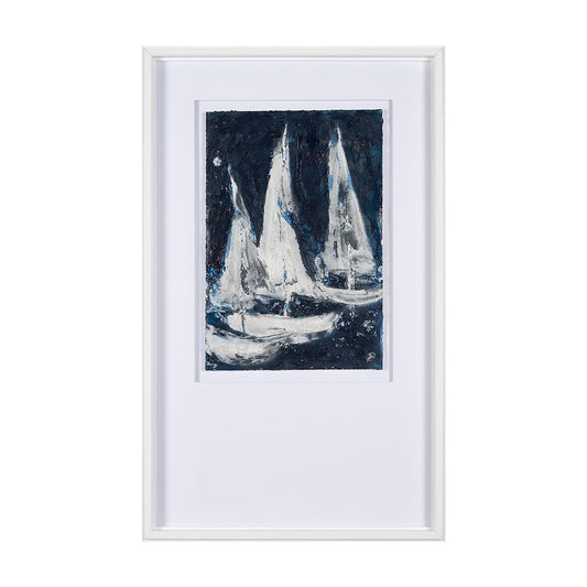 Mercana - Paper Boats II by Studio M a Framed Art Print Matted under Glass - 15136 view 1