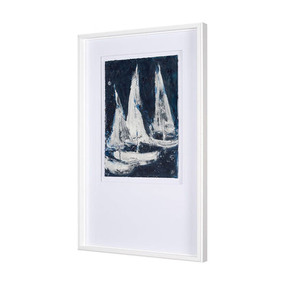 Mercana - Paper Boats II by Studio M a Framed Art Print Matted under Glass - 15136 view 2