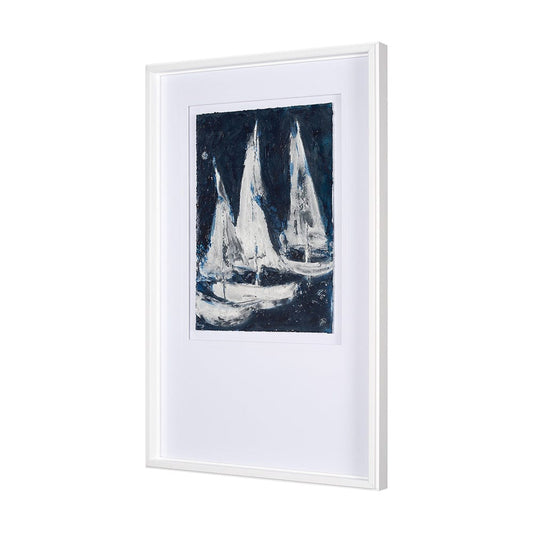 Mercana - Paper Boats II by Studio M a Framed Art Print Matted under Glass - 15136 view 2
