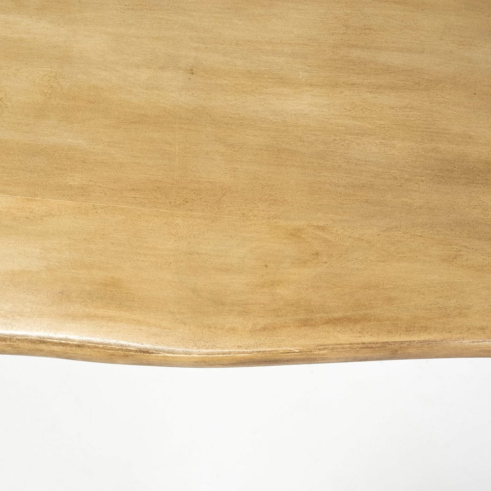 Mercana - Papillion II 80x40 Rectangular Blonde Live Edge Sold Wood Top Black Metal Base Dining Table - 68752-AB_CLOSEOUT view 8