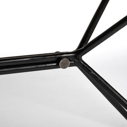 Mercana - Papillion II 80x40 Rectangular Blonde Live Edge Sold Wood Top Black Metal Base Dining Table - 68752-AB_CLOSEOUT view 11