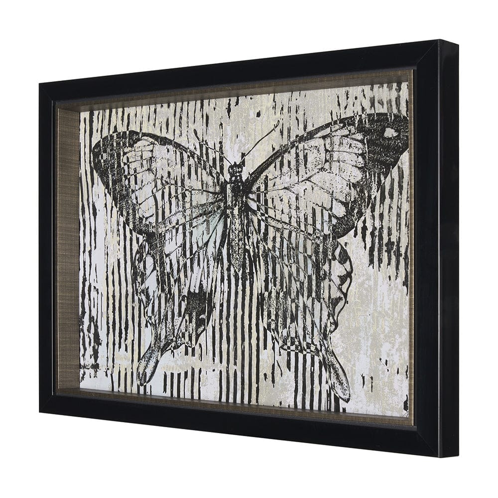 Mercana - Papillon II by Mercana Studio a Hand Embellished Framed Art Print - 15524 view 2
