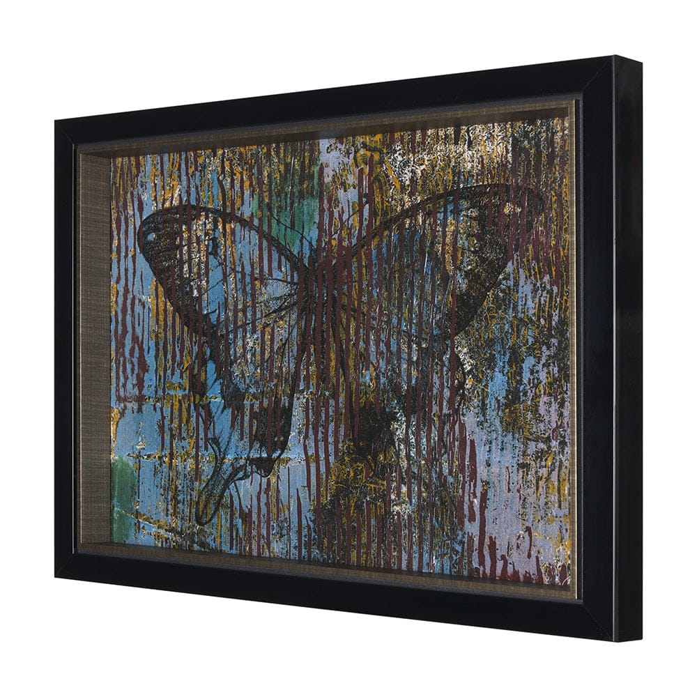 Mercana - Papillon III by Mercana Studio a Hand Embellished Framed Art Print - 15525 view 2