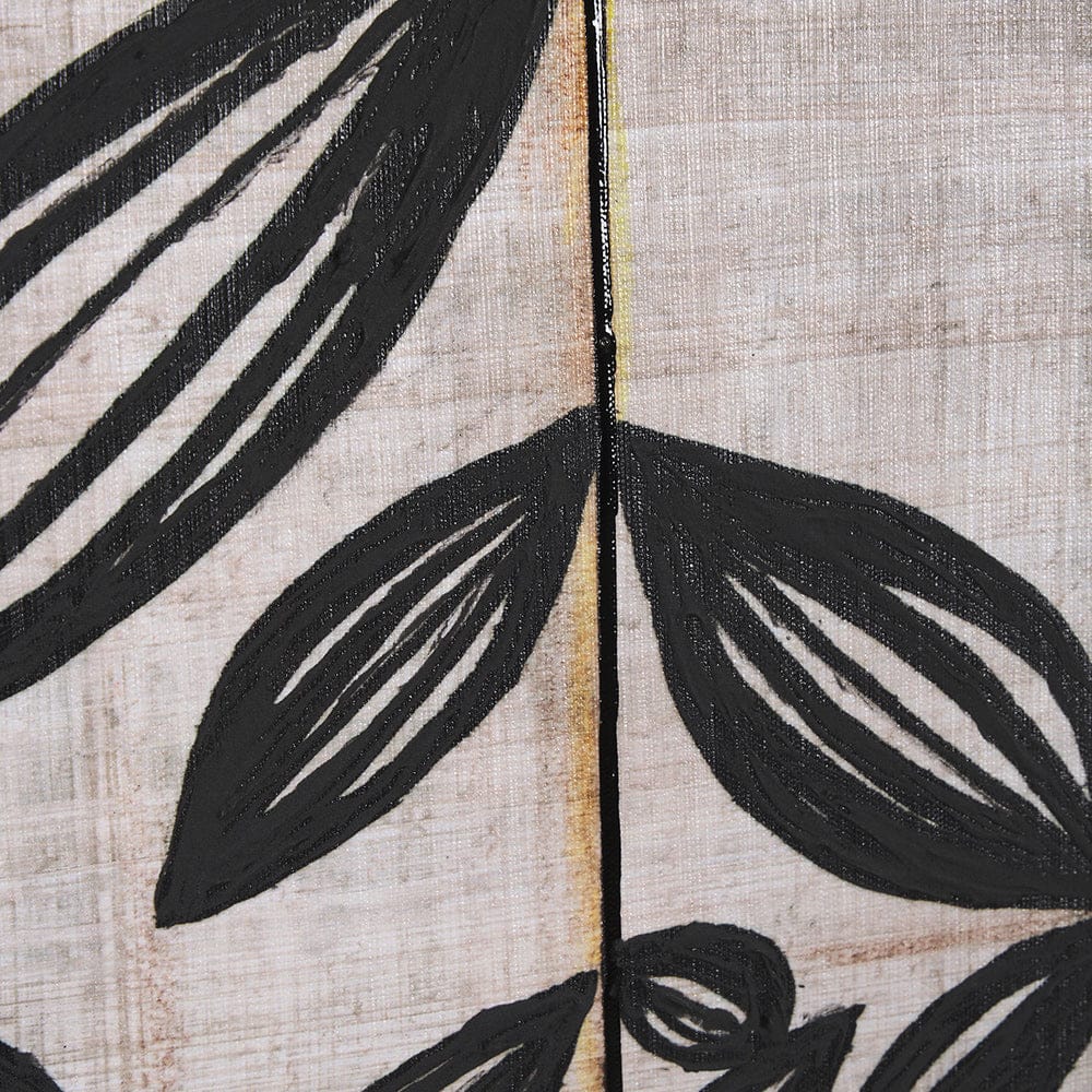 Mercana - Papyrus Foliage I by Mercana Studio a Hand Embellished Textured Framed Art Print - 15181 view 7