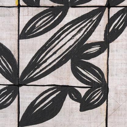 Mercana - Papyrus Foliage II by Mercana Studio a Hand Embellished Textured Framed Art Print - 15182 view 6