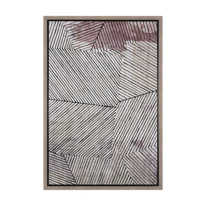 Mercana - Papyrus Texture I by Mercana Studio a Hand Embellished Textured Framed Canvas - 102613-FL view 1