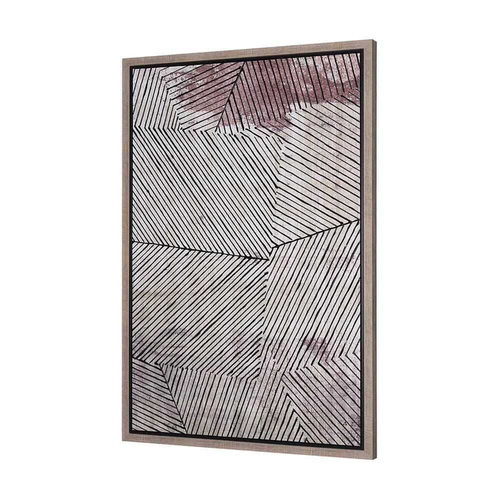 Mercana - Papyrus Texture I by Mercana Studio a Hand Embellished Textured Framed Canvas - 102613-FL view 2