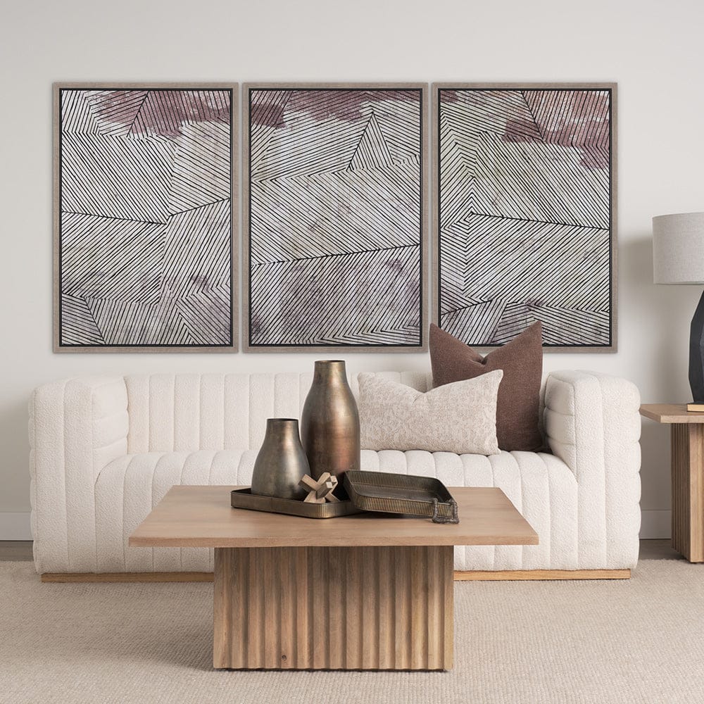 Mercana - Papyrus Texture I by Mercana Studio a Hand Embellished Textured Framed Canvas - 102613-FL view 8