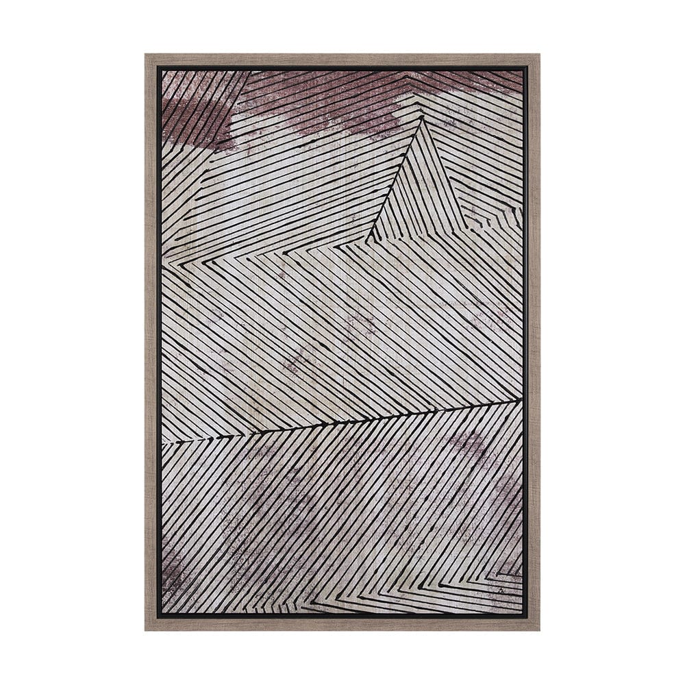 Mercana - Papyrus Texture II by Mercana Studio a Hand Embellished Textured Framed Canvas - 102614-FL view 1