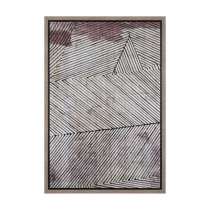 Mercana - Papyrus Texture II by Mercana Studio a Hand Embellished Textured Framed Canvas - 102614-FL view 1