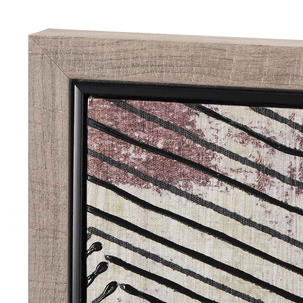 Mercana - Papyrus Texture II by Mercana Studio a Hand Embellished Textured Framed Canvas - 102614-FL view 4