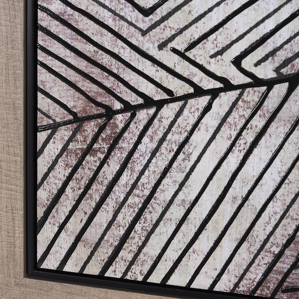 Mercana - Papyrus Texture II by Mercana Studio a Hand Embellished Textured Framed Canvas - 102614-FL view 5