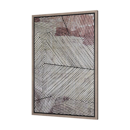 Mercana - Papyrus Texture III by Mercana Studio a Hand Embellished Textured Framed Canvas - 102615-FL view 2