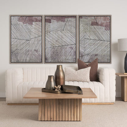 Mercana - Papyrus Texture III by Mercana Studio a Hand Embellished Textured Framed Canvas - 102615-FL view 8