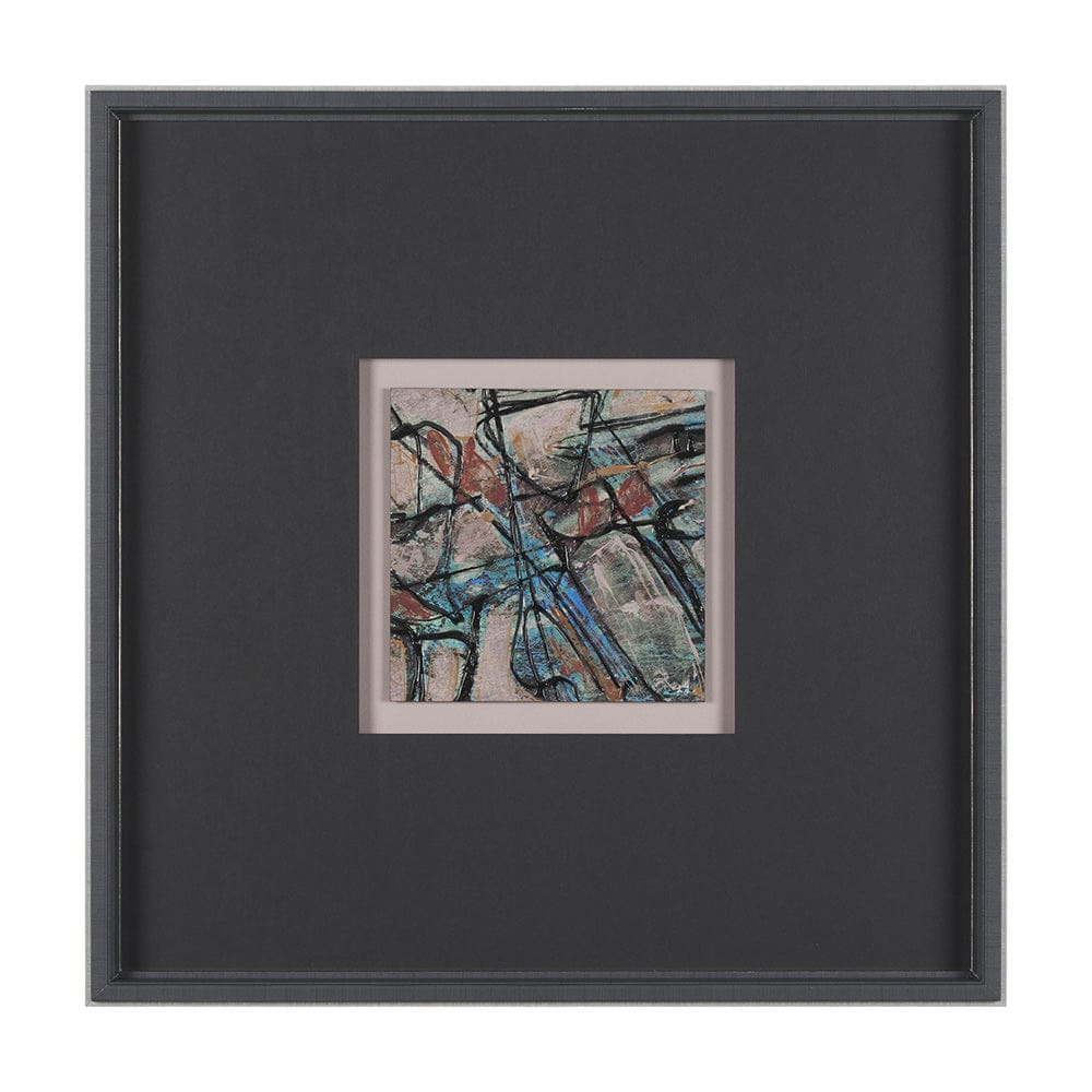 Mercana - Passtime I by Mercana Studio a Hand Embelished Textured Framed Art Print Matted under Glass - 15420 view 1