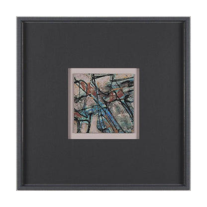 Mercana - Passtime I by Mercana Studio a Hand Embelished Textured Framed Art Print Matted under Glass - 15420 view 1