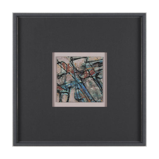Mercana - Passtime I by Mercana Studio a Hand Embelished Textured Framed Art Print Matted under Glass - 15420 view 1