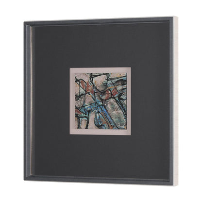 Mercana - Passtime I by Mercana Studio a Hand Embelished Textured Framed Art Print Matted under Glass - 15420 view 2