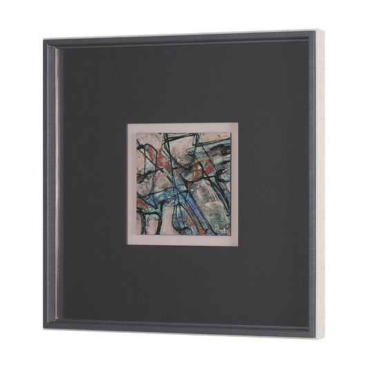 Mercana - Passtime I by Mercana Studio a Hand Embelished Textured Framed Art Print Matted under Glass - 15420 view 2