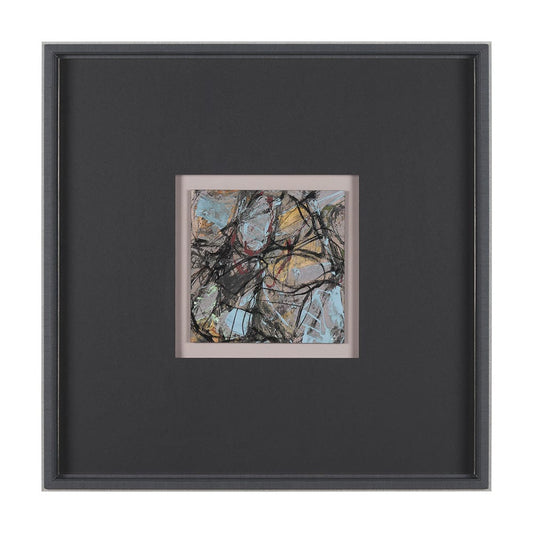 Mercana - Passtime II by Mercana Studio a Hand Embelished Textured Framed Art Print Matted under Glass - 15421 view 1