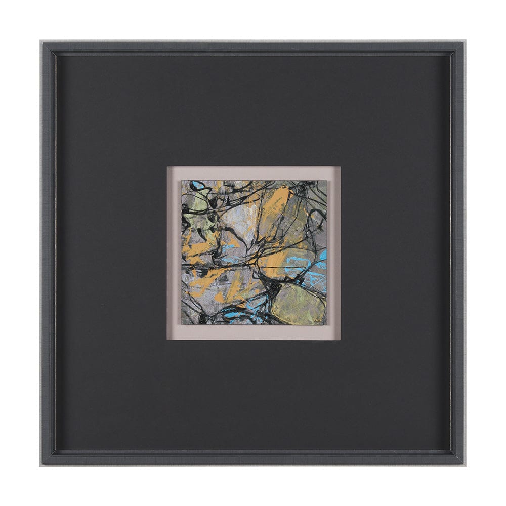 Mercana - Passtime III by Mercana Studio a Hand Embelished Textured Framed Art Print Matted under Glass - 15422 view 1