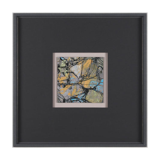 Mercana - Passtime III by Mercana Studio a Hand Embelished Textured Framed Art Print Matted under Glass - 15422 view 1