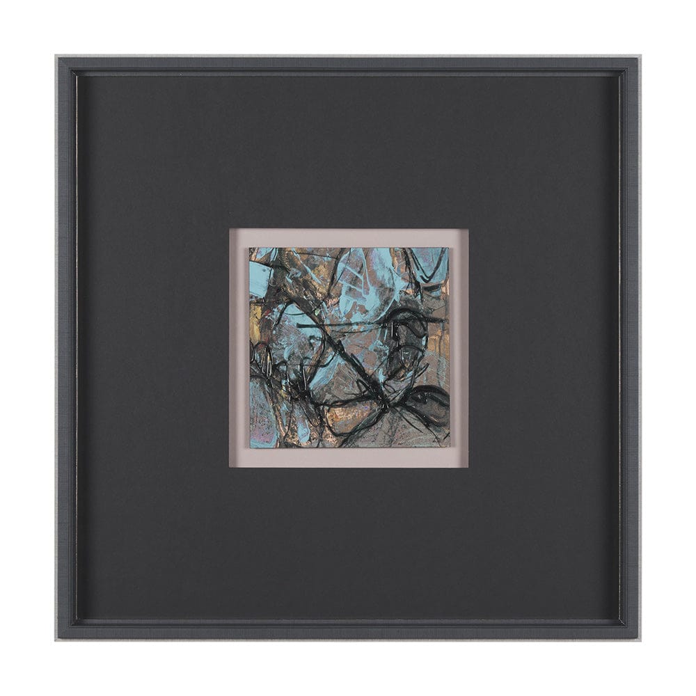Mercana - Passtime IV by Mercana Studio a Hand Embelished Textured Framed Art Print Matted under Glass - 15423 view 1