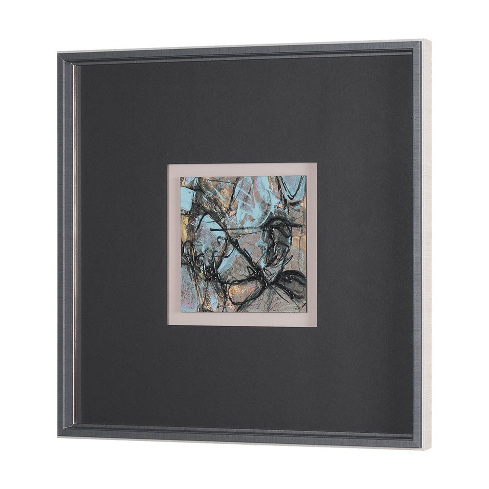 Mercana - Passtime IV by Mercana Studio a Hand Embelished Textured Framed Art Print Matted under Glass - 15423 view 2