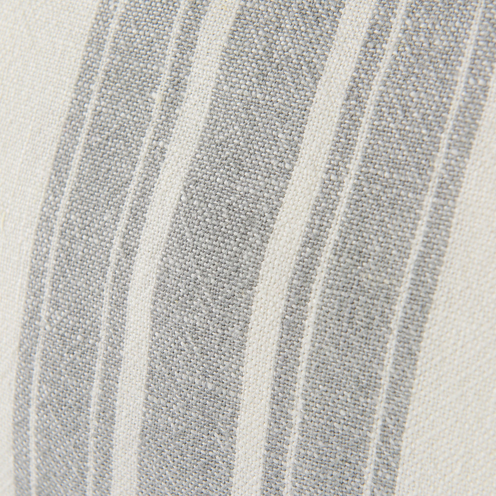 Mercana - Patrice 22 x 22 Cream With Gray Stripes Decorative Pillow Cover - 68871 view 7