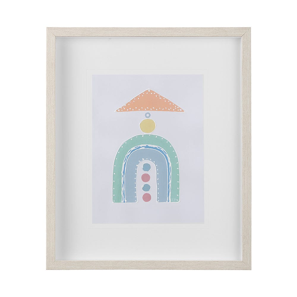 Mercana - Pavilion I by Mercana Studio a Hand Embellished Textured Framed Art Print Matted under Glass - 14028 view 1