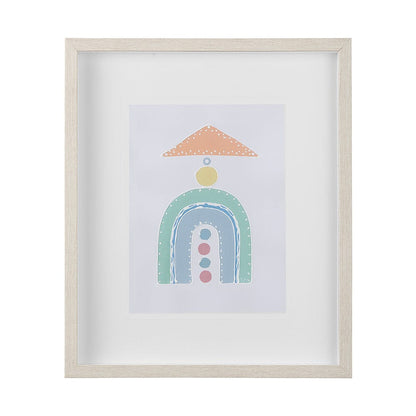 Mercana - Pavilion I by Mercana Studio a Hand Embellished Textured Framed Art Print Matted under Glass - 14028 view 1