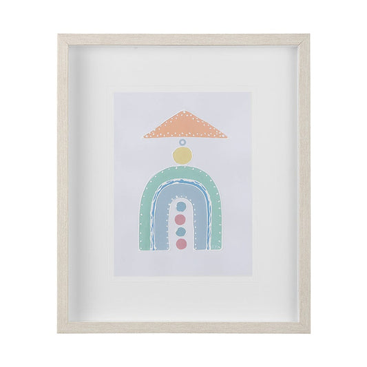 Mercana - Pavilion I by Mercana Studio a Hand Embellished Textured Framed Art Print Matted under Glass - 14028 view 1