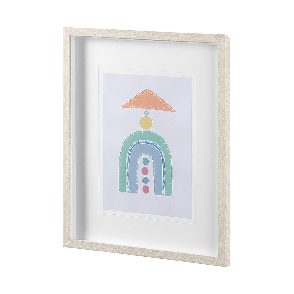 Mercana - Pavilion I by Mercana Studio a Hand Embellished Textured Framed Art Print Matted under Glass - 14028 view 2