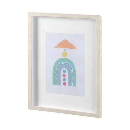 Mercana - Pavilion I by Mercana Studio a Hand Embellished Textured Framed Art Print Matted under Glass - 14028 view 2