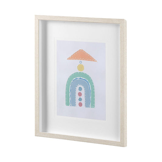 Mercana - Pavilion I by Mercana Studio a Hand Embellished Textured Framed Art Print Matted under Glass - 14028 view 2