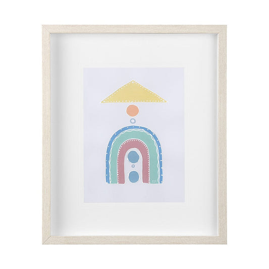Mercana - Pavilion II by Mercana Studio a Hand Embellished Textured Framed Art Print Matted under Glass - 14029 view 1