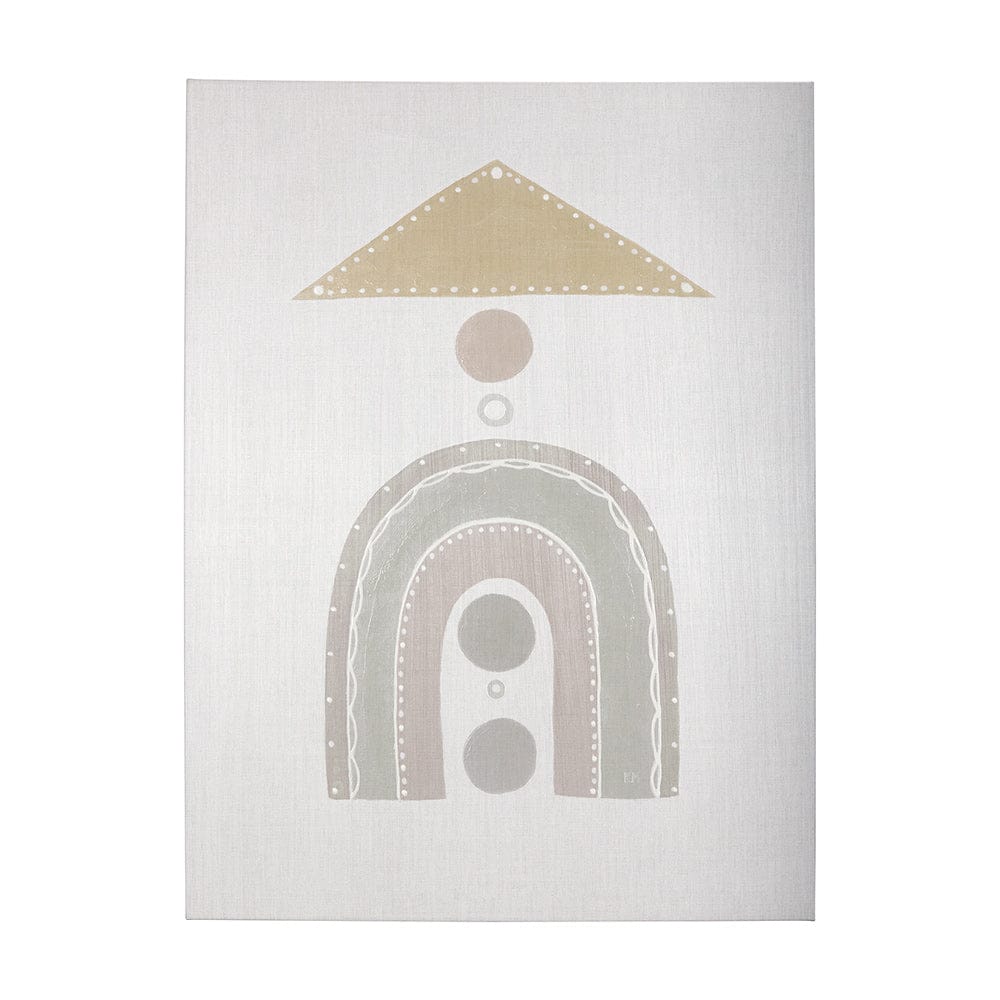 Mercana - Pavilion Neutral I by Mercana Studio a Hand Embellished Textured Canvas - 102415-L view 1