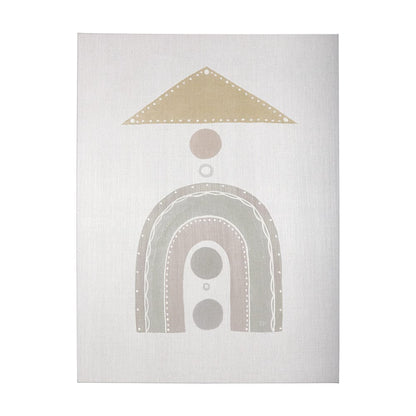 Mercana - Pavilion Neutral I by Mercana Studio a Hand Embellished Textured Canvas - 102415-L view 1