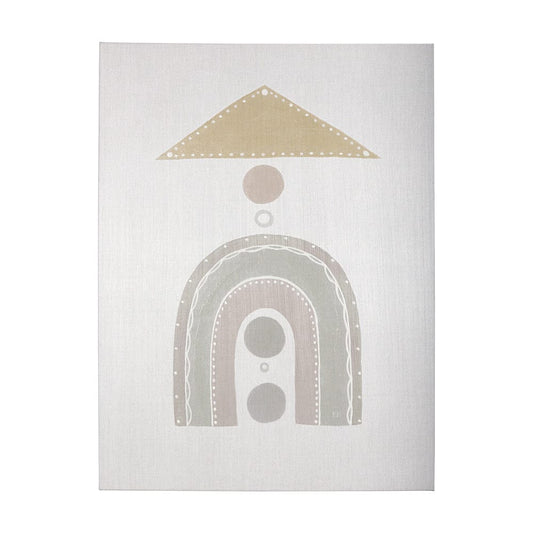 Mercana - Pavilion Neutral I by Mercana Studio a Hand Embellished Textured Canvas - 102415-L view 1