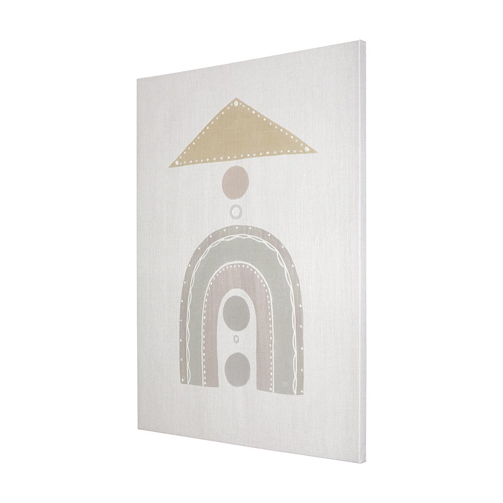 Mercana - Pavilion Neutral I by Mercana Studio a Hand Embellished Textured Canvas - 102415-L view 2