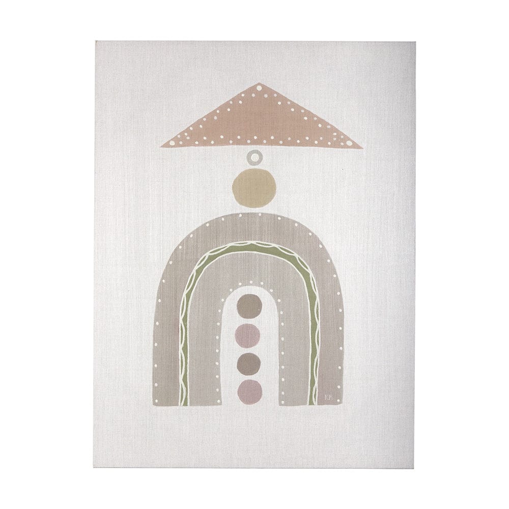 Mercana - Pavilion Neutral I by Mercana Studio a Hand Embellished Textured Canvas - 102416-L view 1