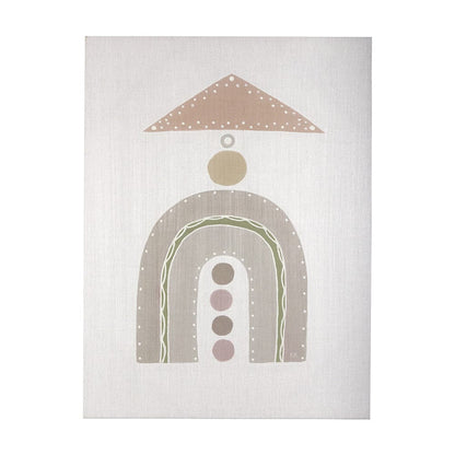 Mercana - Pavilion Neutral I by Mercana Studio a Hand Embellished Textured Canvas - 102416-L view 1