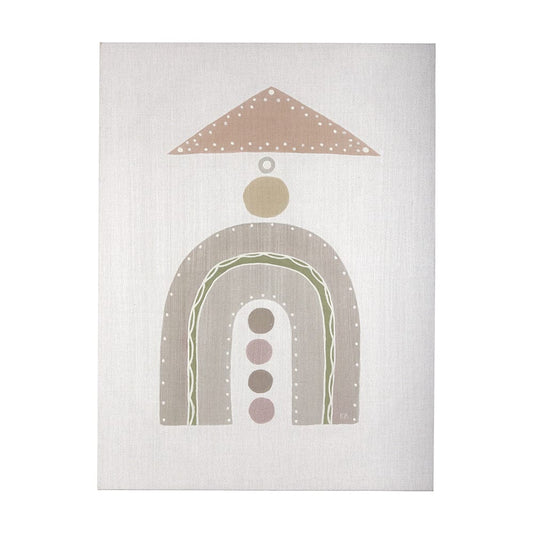 Mercana - Pavilion Neutral I by Mercana Studio a Hand Embellished Textured Canvas - 102416-L view 1